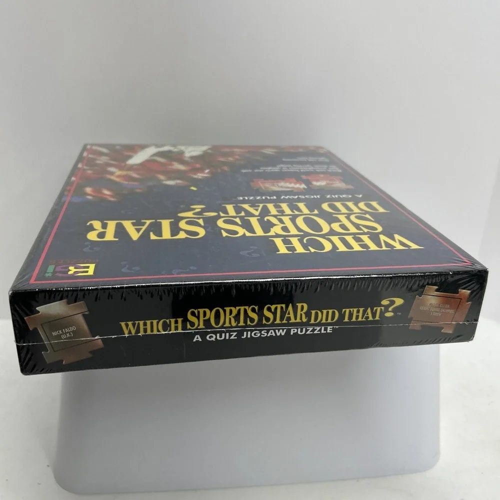 1998 Which SPORTS STAR Did That? Quiz Puzzle Secret Image Made in USA New Sealed
